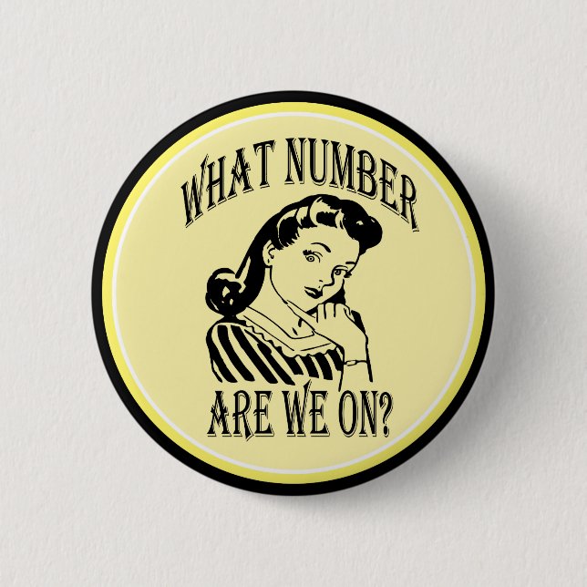 Badge Rond 5 Cm Bunco quel nombre sont nous sur #2 (Devant)