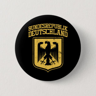 Badge Rond 5 Cm Bundesrepublik Deutschland/Allemand Eagle