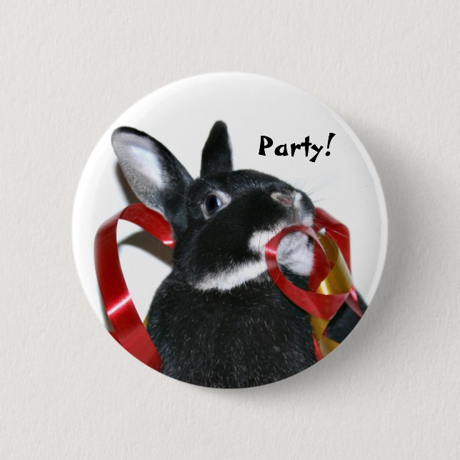 Badge Rond 5 Cm Bunny (Devant)