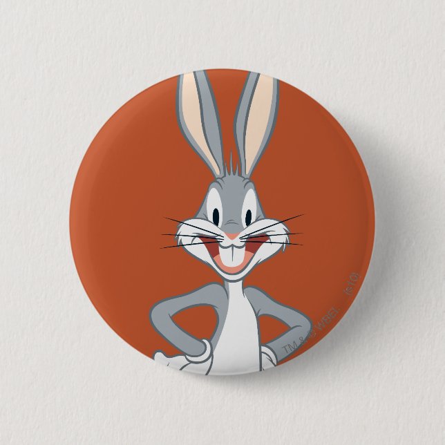 Badge Rond 5 Cm BUNNY™ debout (Devant)