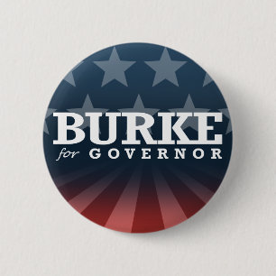 BADGE ROND 5 CM BURKE POUR LE GOUVERNEUR 2014