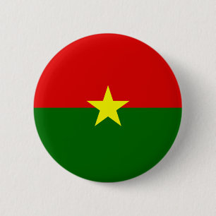 Badge Rond 5 Cm Burkina Faso