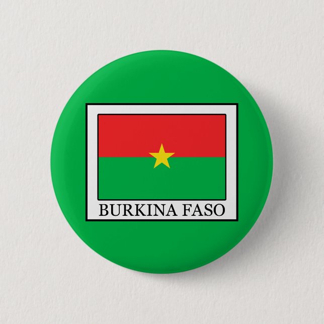Badge Rond 5 Cm Burkina Faso (Devant)