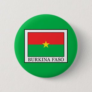 Badge Rond 5 Cm Burkina Faso