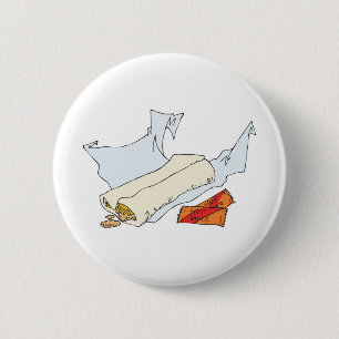 Badge Rond 5 Cm burrito de restauration rapide avec sauce chaude