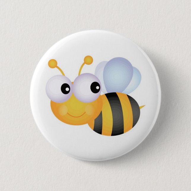 Badge Rond 5 Cm Busy Bee (Devant)