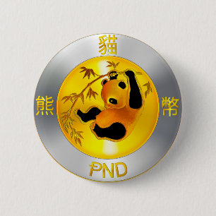 Badge Rond 5 Cm BUTIN de Pandacoin