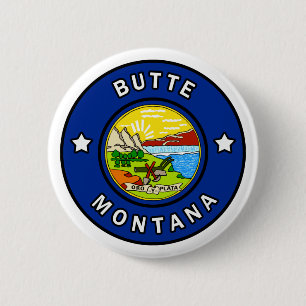 Badge Rond 5 Cm Butte Montana