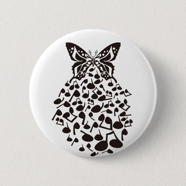 Badge Rond 5 Cm Butterfly_Effect (Devant)