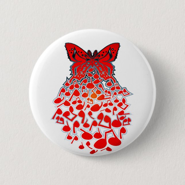 Badge Rond 5 Cm Butterfly_Effect (Devant)
