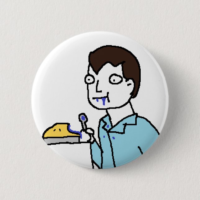 Badge Rond 5 Cm buttn de tarte de jamz (Devant)