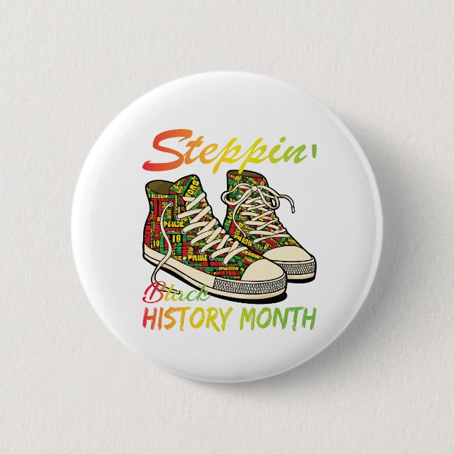 Badge Rond 5 Cm Button-Black History Month Button Set (Devant)