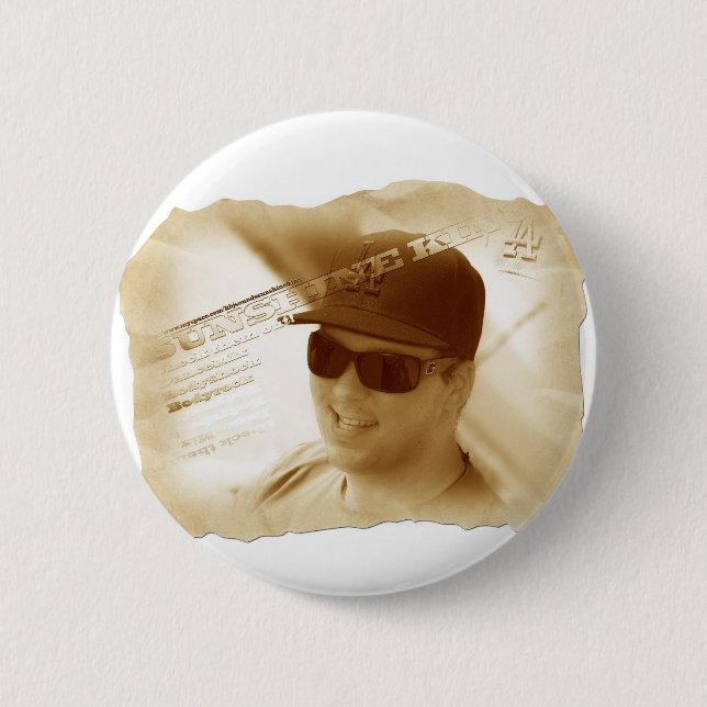 Badge Rond 5 Cm Button de Sunshine King (Devant)