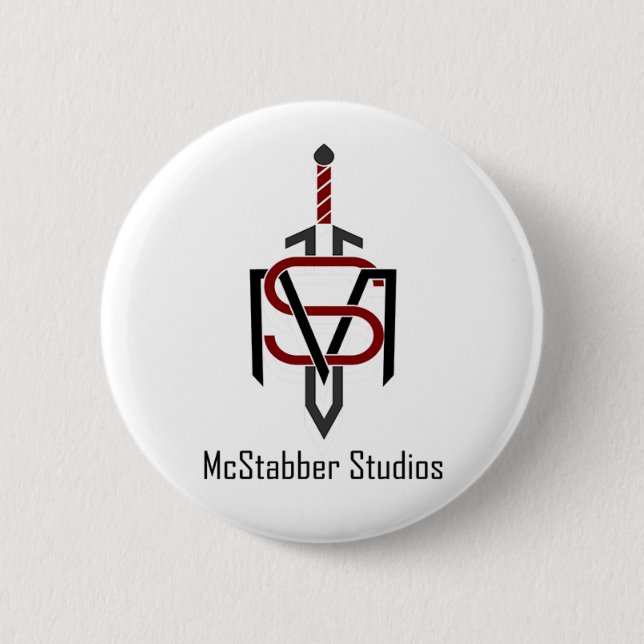 Badge Rond 5 Cm Button McStabber Studios (Devant)
