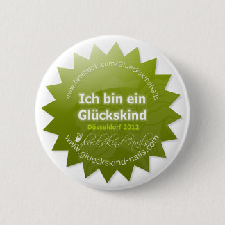 Badge Rond 5 Cm Button pour enfants de la chance - Beauty Düsseldo