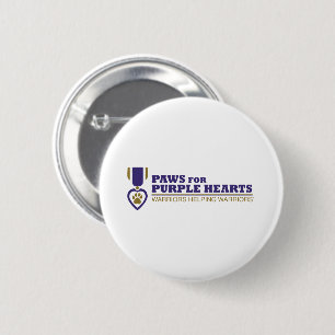 Badge Rond 5 Cm Button - White w Color Logo