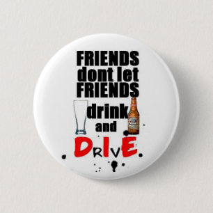 Badge Rond 5 Cm buvez et mourez