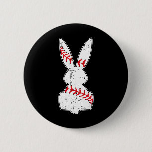 Badge Rond 5 Cm Bysebyll Bunny Joyeuses Pâques Drôle Bysebyll Garç