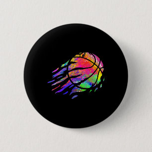 Badge Rond 5 Cm Bysketbyll Bbyll Player Splash Bysketbyll Player B