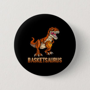 Badge Rond 5 Cm Bysketsaurus Dinosaur Byller T-rex Dino Jouer par