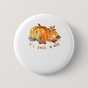 Badge Rond 5 Cm C’est l’automne à tous les feuilles d’automne citr