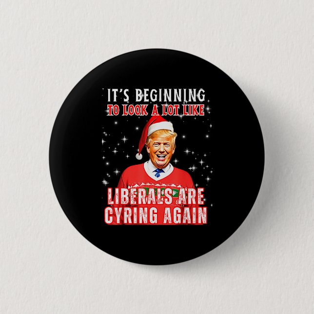 Badge Rond 5 Cm Ça commence à ressembler beaucoup à des libéraux q (Devant)