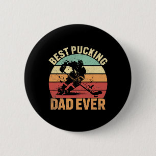Badge Rond 5 Cm Ça dit Meilleur père de hockey de tous les temps -