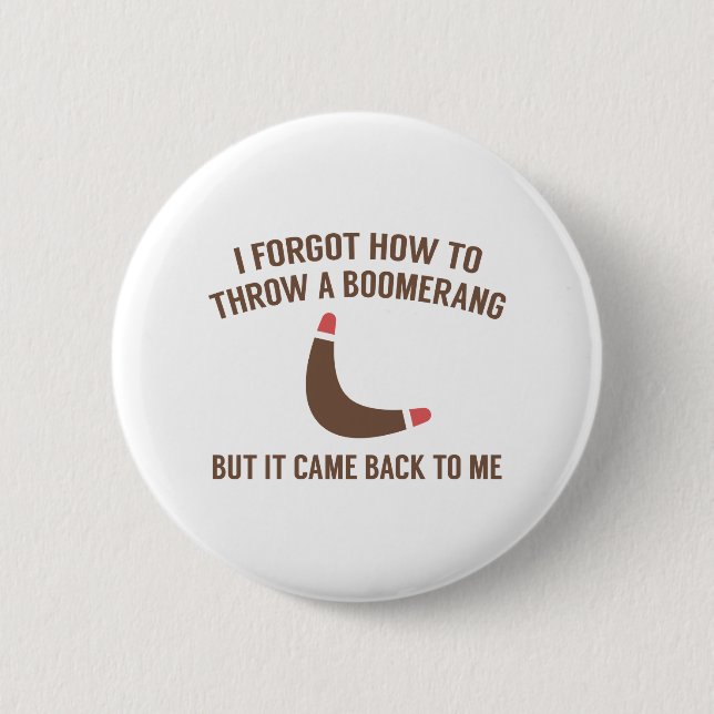 Badge Rond 5 Cm Ça M'Est Retourné (Devant)