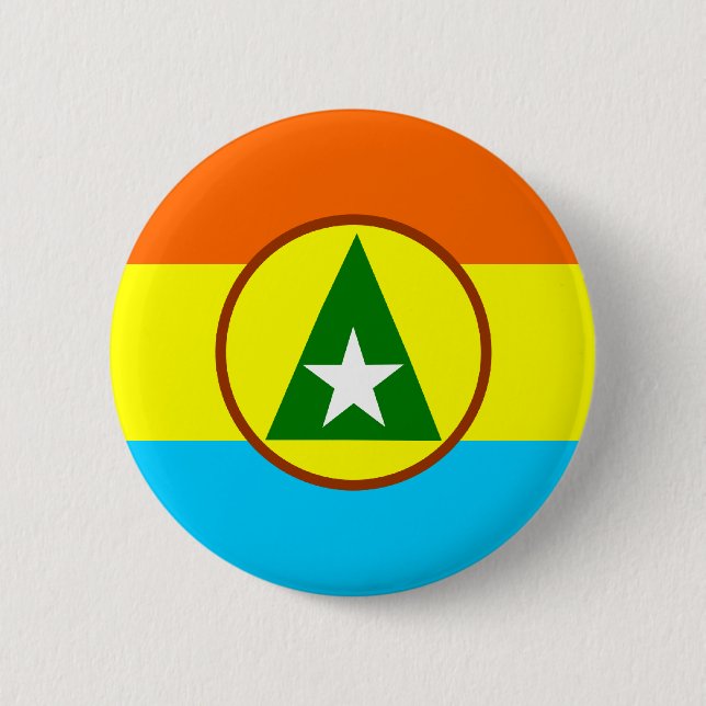 Badge Rond 5 Cm Cabinda, Angola (Devant)
