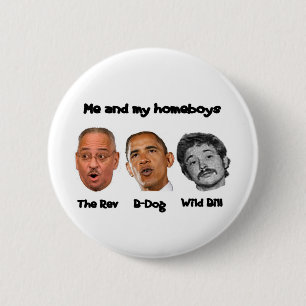Badge Rond 5 Cm Cabinet d'Obama