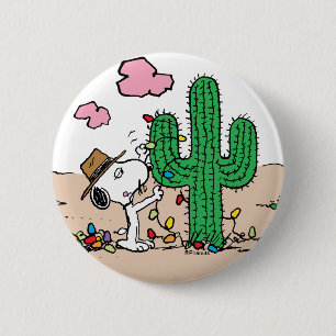 Badge Rond 5 Cm cacahuètes   Décorations Spike pour Noël