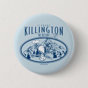 Badge Rond 5 Cm cacahuètes   Killington Ski Resort Vermont