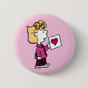 Badge Rond 5 Cm cacahuètes   Saint Valentin   Carte Sally Valentin