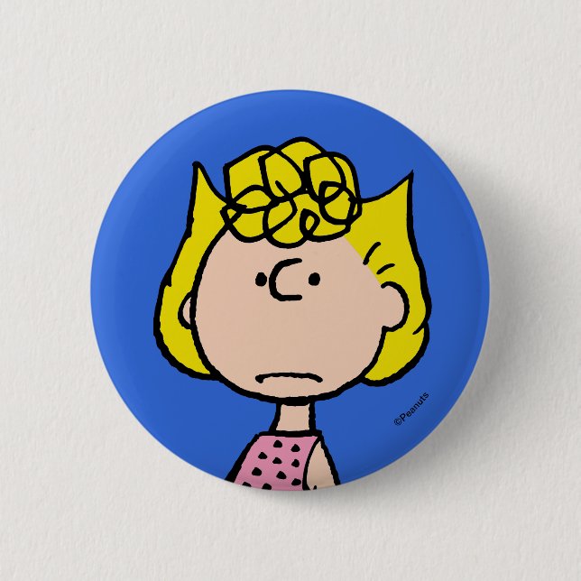 Badge Rond 5 Cm cacahuètes | Sally Brown (Devant)