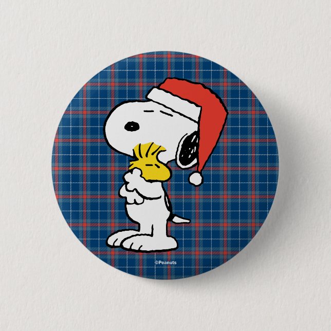 Badge Rond 5 Cm cacahuètes | Snoopy & Woodstock (Devant)