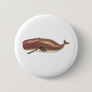 Badge Rond 5 Cm Cachalot