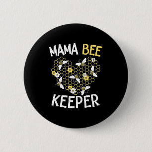 Badge Rond 5 Cm Cadeau apiculteur Mama Bee Keeper