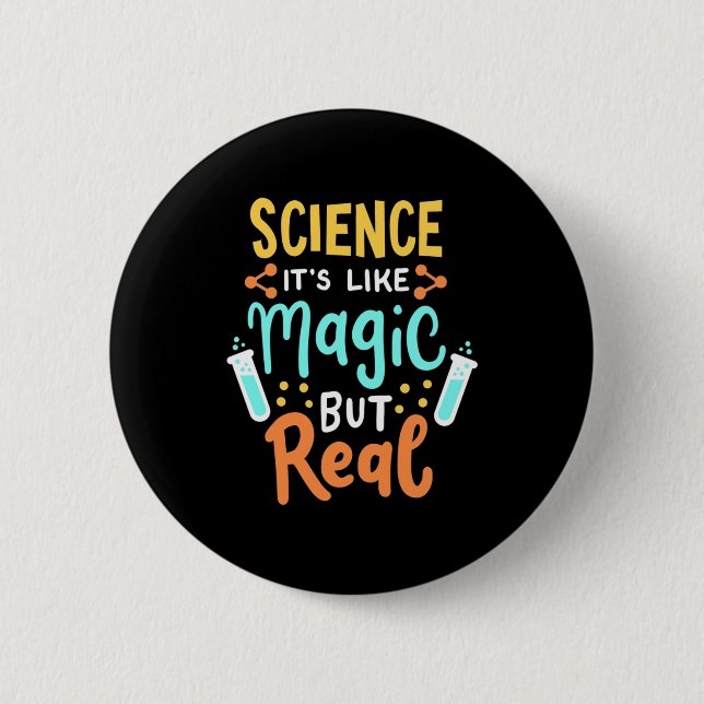Badge Rond 5 Cm Cadeau d'anniversaire | Science C'Est Comme De La  (Devant)