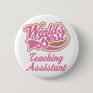 Badge Rond 5 Cm Cadeau d'assistant d'enseignement