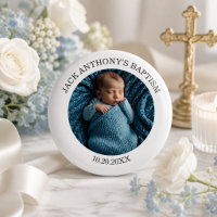 Cadeau de baptême spécial pour garçon avec photo