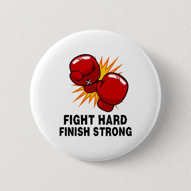 Badge Rond 5 Cm Cadeau de boxe  (Devant)