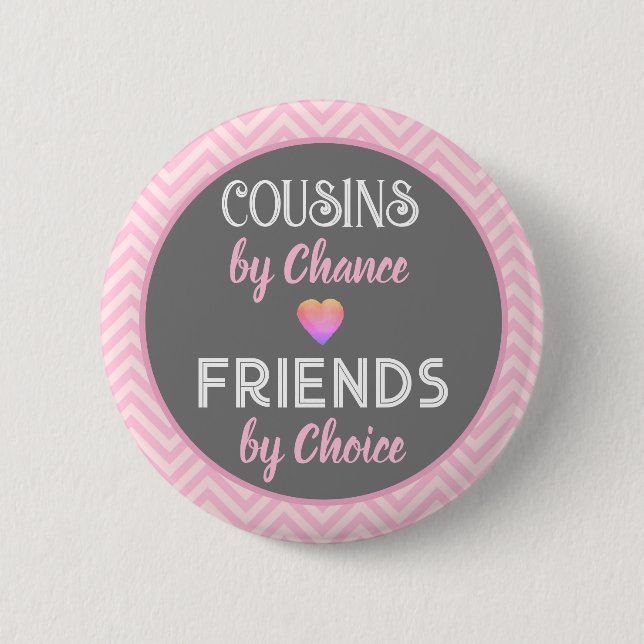 Badge Rond 5 Cm Cadeau de cousin incroyable  (Devant)