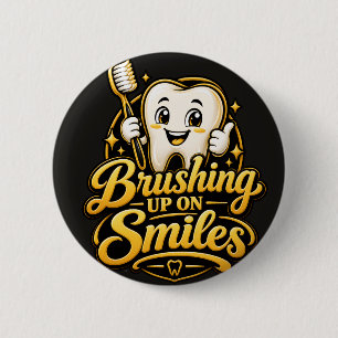 Badge Rond 5 Cm Cadeau de dentiste mignon pour rafraîchir les sour