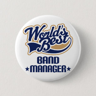 Badge Rond 5 Cm Cadeau de directeur de bande