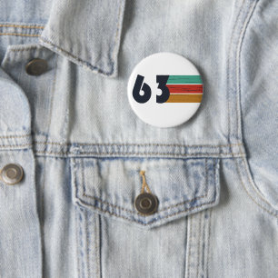 Badge Rond 5 Cm Cadeau de fête d'anniversaire de 1963