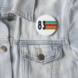 Badge Rond 5 Cm Cadeau de fête d'anniversaire de 1983