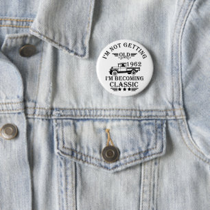 Badge Rond 5 Cm Cadeau de fête d'anniversaire élégant vintage né e