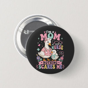 Badge Rond 5 Cm Cadeau de fête des mères pour maman et infirmière