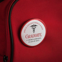 Cadeau de fin d'études de l'école de médecine roug