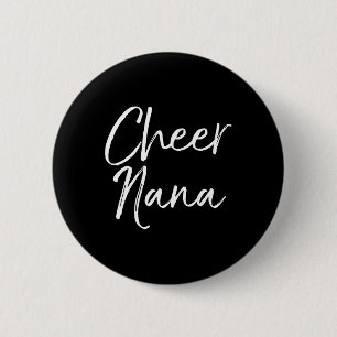 Badge Rond 5 Cm Cadeau de grand-mère meneuse de claque de famille